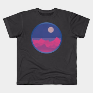 Mountain Twillight Kids T-Shirt